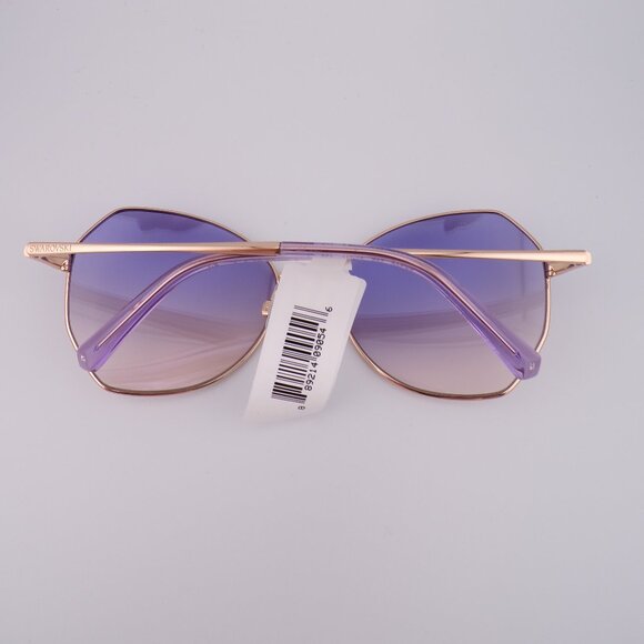 Swarovski Crystal Teardrop Detail Butterfly Shades Rose Gold Violet Sparkle 57mm main image 9